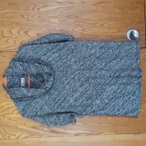 Black and gray light weight sweater